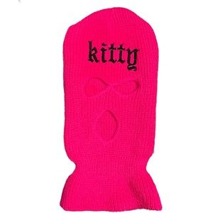 Naughty night kitty bandit balaclava